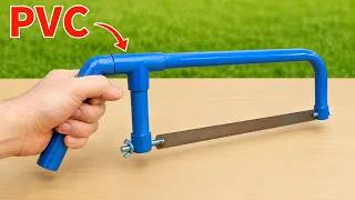 Thumbnail: Never Buy a Saw Again! Make Your Own Handsaw from PVC Pipe in Just 1 Minute!