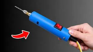 Thumbnail: How to make an automatic mini drill from PVC! Very helpful