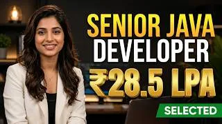 Thumbnail: Real Senior Java Developer Mock Interview (28.5 LPA) | Core Java, Spring Boot, Kafka, System Design