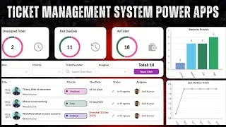 Thumbnail: Ticket Management System Power Apps - Part 1 Introduction
