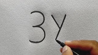 Thumbnail: How To Draw A Cute Tiger From Number 3Y Easily | Drawing Pictures | Easy Art Tricks 