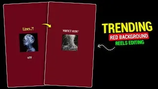 Thumbnail: Most Viral Red Background Motivational Reels Editing | Red Background New Style Video Editing 