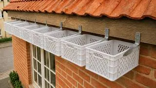 Thumbnail: Genius Invention by a 60-Year-Old Plumber😱! 9 Free Recycling Ideas from Plastic fruit crate/PVC pipe