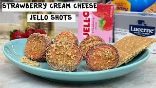 Thumbnail: Strawberry Cream Cheese Jello Shots