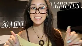 Thumbnail: ASMR 20 Minutes of Tingly Triggers ✨ Mouth Sounds, Finger Drawing, Nail Tapping + Visualizations