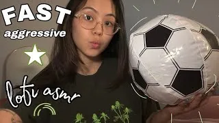 Thumbnail: Fast Aggressive LoFi ASMR for Sleep & Tingles | Tapping, Rambles, Mouth Sounds