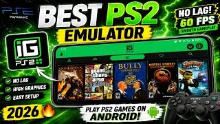 Thumbnail: Best PS2 Emulator For Android 2026 🔥 | iGames PS2 Emulator No Lag Test