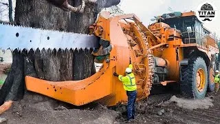 Thumbnail: Extreme Dangerous Monster Stump Removal Excavator | Amazing Fastest Wood Chipper Machines #43