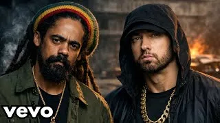 Thumbnail: Damian Marley ft. Eminem on New Land (AI Music Video)