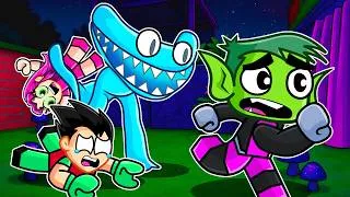 Thumbnail: The TEEN TITANS Play RAINBOW FRIENDS in Roblox..