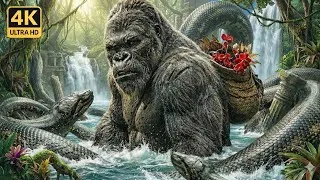 Thumbnail: KING KONG vs GIANT TITANOBOAS: Brutal Battle to Save Godzilla! Kong's Rage Power | King Kong Movie