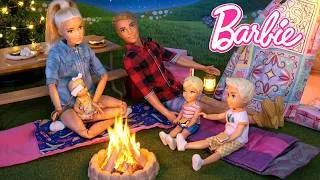Thumbnail: Barbie & Ken Family Outdoor Camping Routine