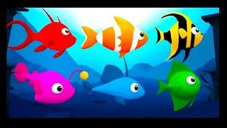 Thumbnail: Titounis | 3D Songs for kids and Babies 🐟 Swim little Fish!