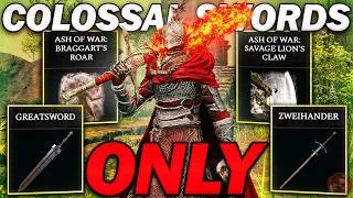 Thumbnail: BREAKING Elden Ring With COLOSSAL SWORDS ONLY!