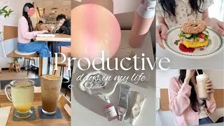 Thumbnail: productive days in my life | morning routine, study vlog, exam season