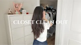 Thumbnail: closet clean out 👚 clean, declutter & organize with me