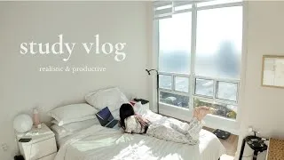 Thumbnail: uni diaries 💻 study vlog, finals week, productive days
