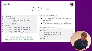 Thumbnail: Extensible Proof Decomposition Rules for TLAPS - Karolis Petrauskas
