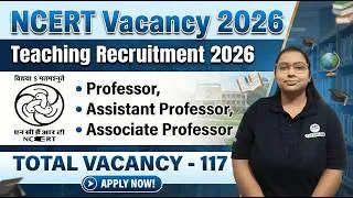 Thumbnail: Big Opportunity! NCERT Academic Vacancy | Govt Job | Eligibility, Salary & Selection Process|