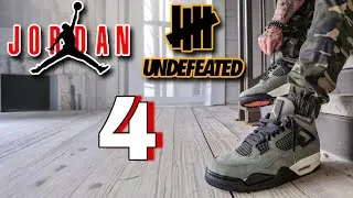Thumbnail: Undefeated Air Jordan 4 2025 Sneaker Review & On Feet