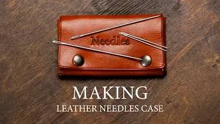 Thumbnail: Making leather needles case. Leather craft