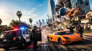 Thumbnail: GTA 5 LSPDFR - COPS vs ORANGE SUPERCAR! Insane Police Chase