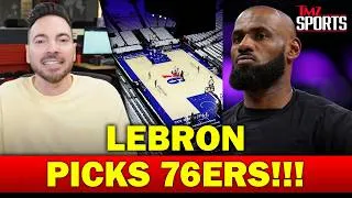 Thumbnail: BREAKING: LeBron James Chooses Philadelphia 76ers | TMZ Sports