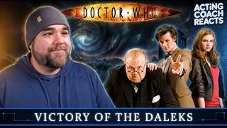 Thumbnail: "I Have Some Issues With This One" | Acting Coach Reacts to DOCTOR WHO: Victory of the Daleks