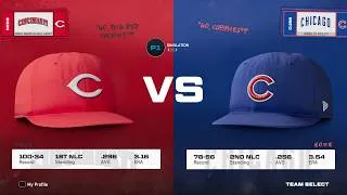Thumbnail: MLB The Show I Cincinnati Reds (100-34) vs. Chicago Cubs (78-56) I Full Game