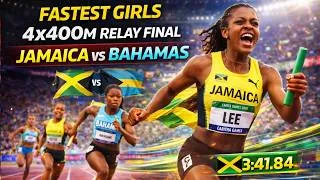 Thumbnail: UNBELIEVABLE! FASTEST Girls 4x400m Relay Final Jamaica vs Bahamas || Track And Field