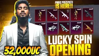 Thumbnail: BGMI 32,000 UC ONLY FOR ONE MYTHIC OUTFIT | NEW LUCKY SPIN CRATE OPENING | PRIZE PATH LUCKY SPIN