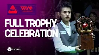 Thumbnail: Chang Bingyu celebrates beating Zhao Xintong to win the 2026 Wuhan Open! 🏆