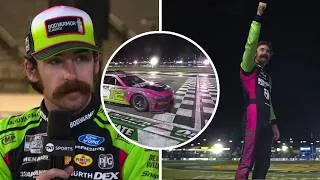 Thumbnail: Ryan Blaney Reacts To His Nailbiter OT Win at EchoPark Speedway 🏁🗣️