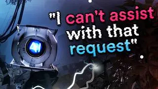 Thumbnail: Portal 2 but it's Poorly Dubbed by AI