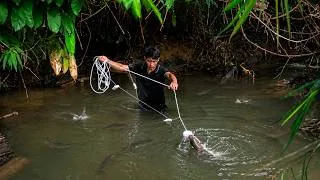 Thumbnail: 80 Days Living in the Wilderness Huge Sugarcane, Watermelon and Vegetable Harvest