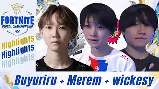Thumbnail: Buyuriru, Merem & Wickesy - Fortnite FNCS 2025 Global Championship Trio Highlights