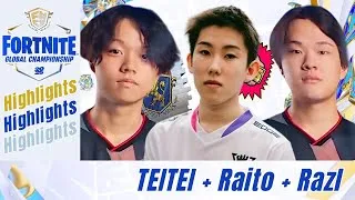Thumbnail: TEITEI, Raito & Razl - Fortnite FNCS 2025 Global Championship Trio Highlights