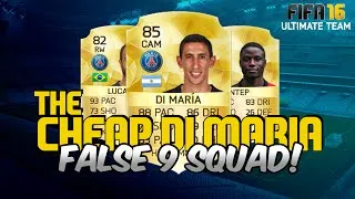 Thumbnail: FIFA 16 | CHEAP DI MARIA FALSE 9 SQUAD for UNDER 30k! | Ultimate Team Squad Builder #36