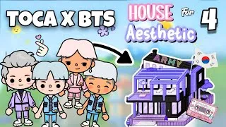 Thumbnail: BTS Takes over the Modern Mansion in Toca Boca | CRAZY K-POP House Makeover🤯[Toca Boca Roleplay]