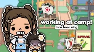 Thumbnail: Working at SUMMER CAMP *Gone WRONG* 🏕️ (Toca Boca Roleplay)