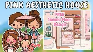 Thumbnail: FREE Pink Aesthetic House Second Floor Design 🩷 Toca Boca House Ideas 🤩 TOCA GIRLZ