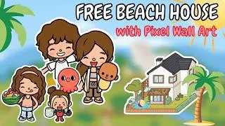 Thumbnail: FREE 🏖️ Beach House with POOL Design  ☀️ Toca Boca House Ideas 🤩 TOCA GIRLZ
