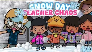 Thumbnail: SNOW DAY AT SCHOOL 🏫✨ || Toca boca life world 🌍 ROLEPLAY WITH VOICE 