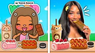 Thumbnail: TOCA BOCA MUKBANG VS IN REAL LIFE 🤩 (Toca Life World 🌍)