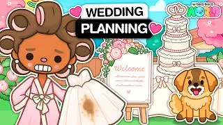 Thumbnail: PLANNING A DREAM WEDDING (CHAOTIC) 😭 (EP 33) | Toca Life World Family Roleplay 🌍
