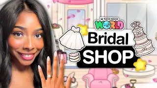 Thumbnail: I BUILT A BRIDAL SHOP WITH THE NEW WEDDING UPDATE 🩷 | Toca Life World 🌍