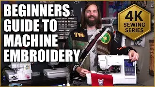 Thumbnail: Beginner's Guide to Machine Embroidery - 4K Sewing Series - Tock Custom