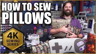 Thumbnail: How to Sew a Pillow - 4K Sewing Tutorial Series - Tock Custom