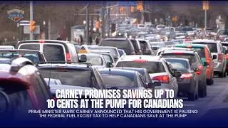 Thumbnail: Carney promises savings up to 10 cents at the pump for Canadians