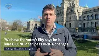 Thumbnail: ‘We have the votes’: Eby says he is sure B.C. NDP can pass DRIPA changes